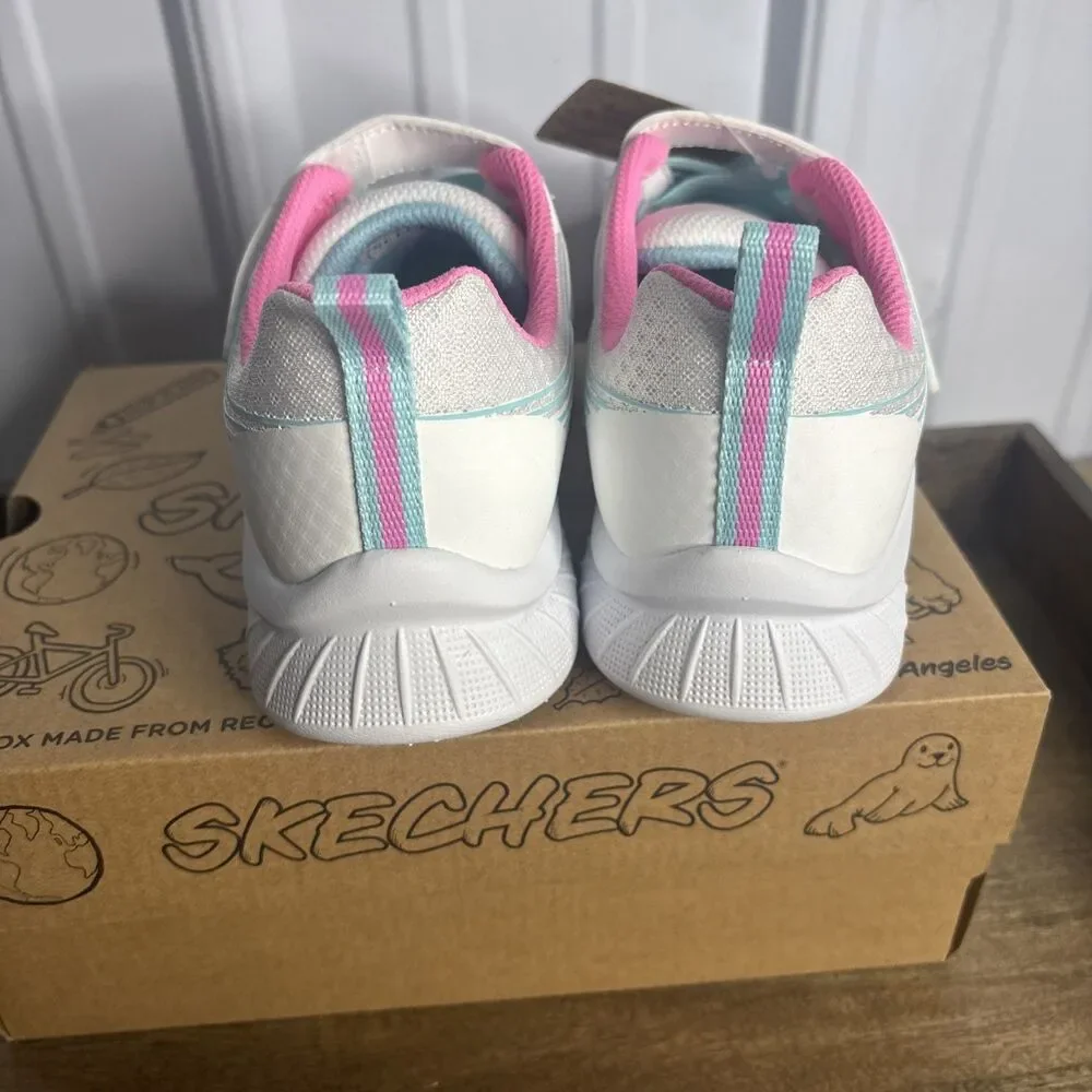 Skechers Microspec Plus SWIRL SWEET SIZE 3.5 Machine Washable New In Box